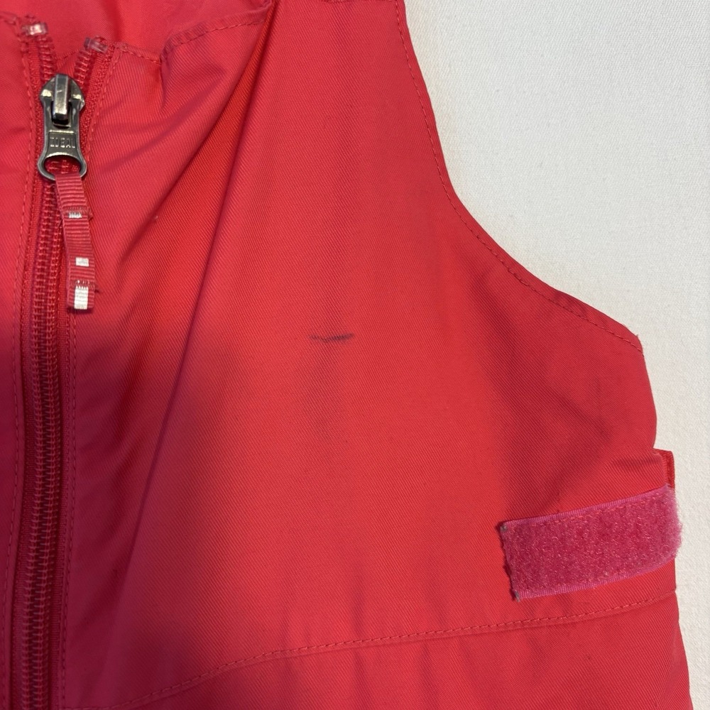 Columbia Girls Pink Size Medium Bin Ski Suit Suspenders Very Worn But No Holes - Picture 3 of 15